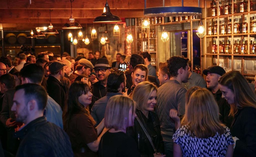 PEOPLE IN BAR - LAUNCH PARTY