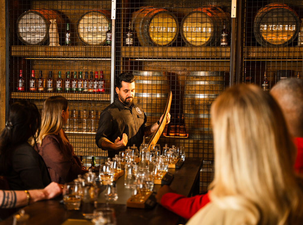 Tour guide Whiskey Tasting